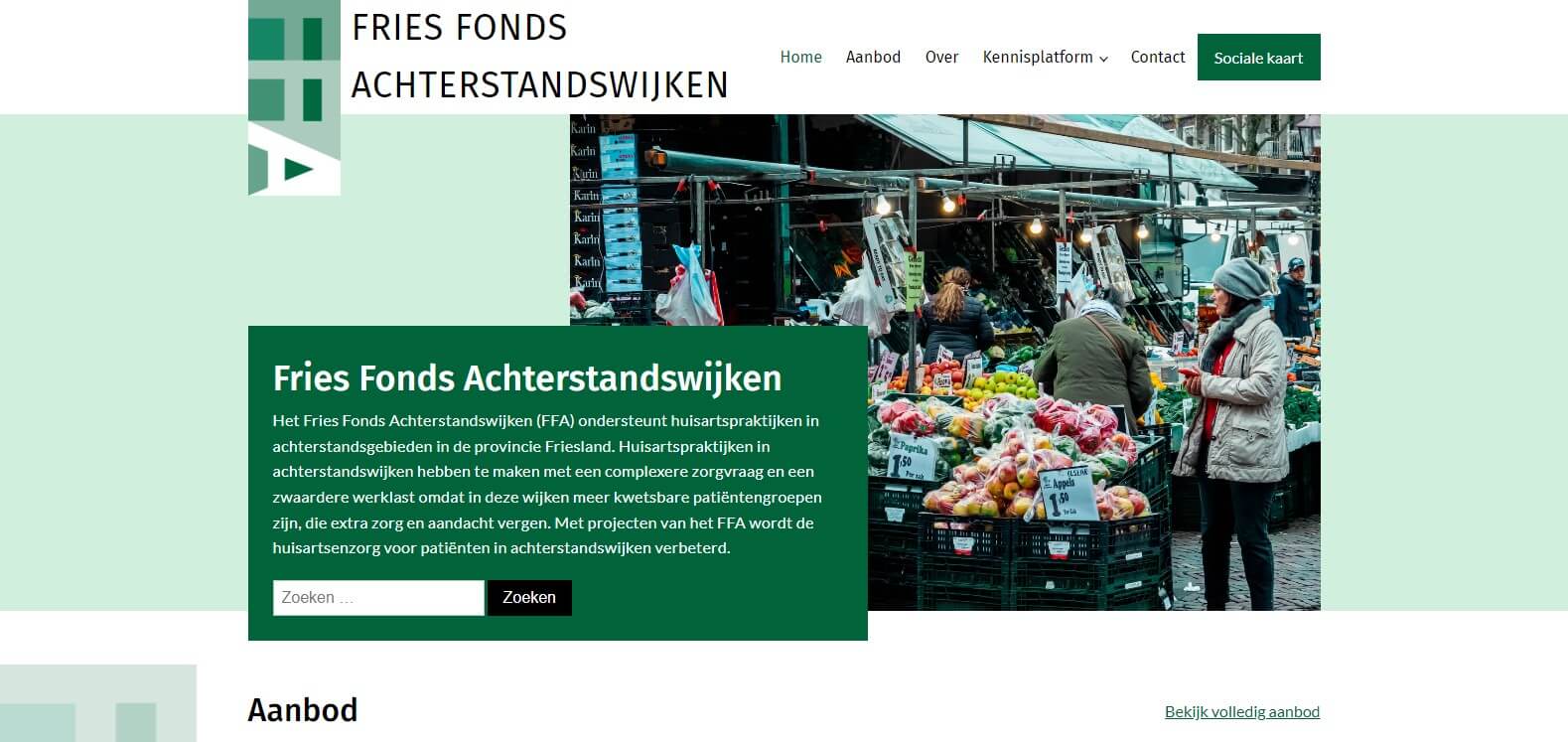 De website van Fries Fonds Achterstandswijken is live!