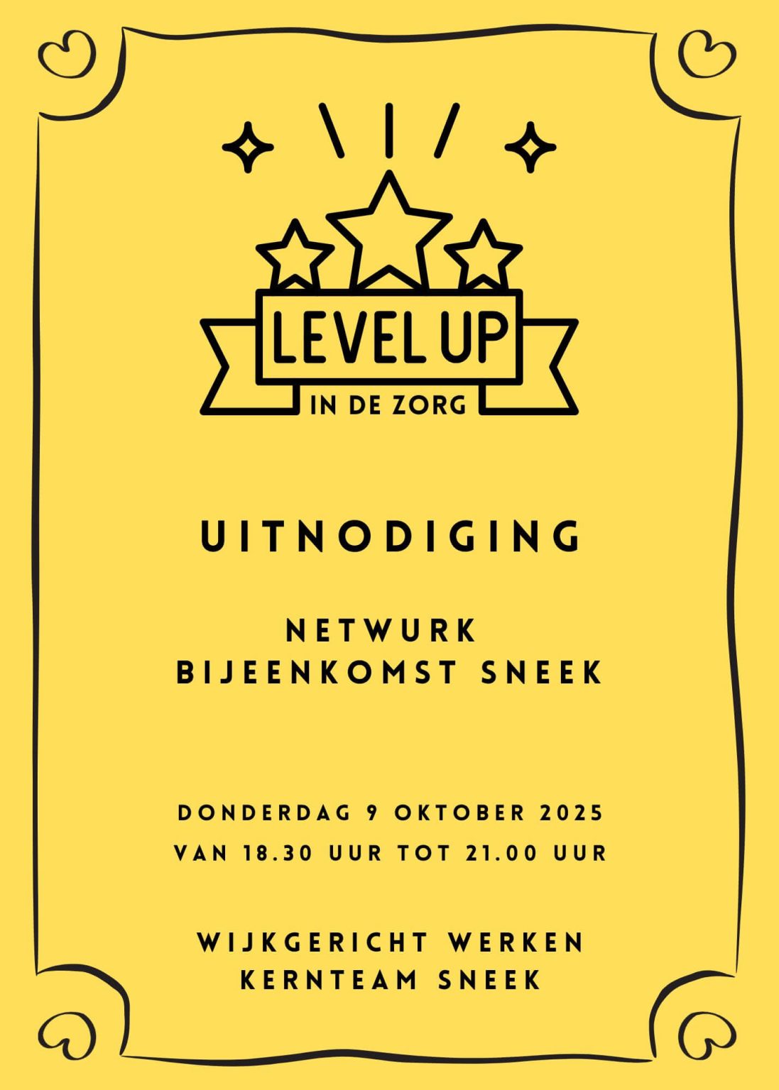 Netwurk bijeenkomst Snee